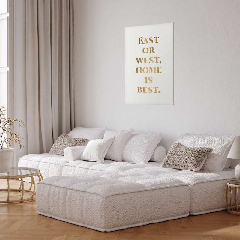 Plakat Artgeist Gold Home 60x90 cm bez ramy 1 szt