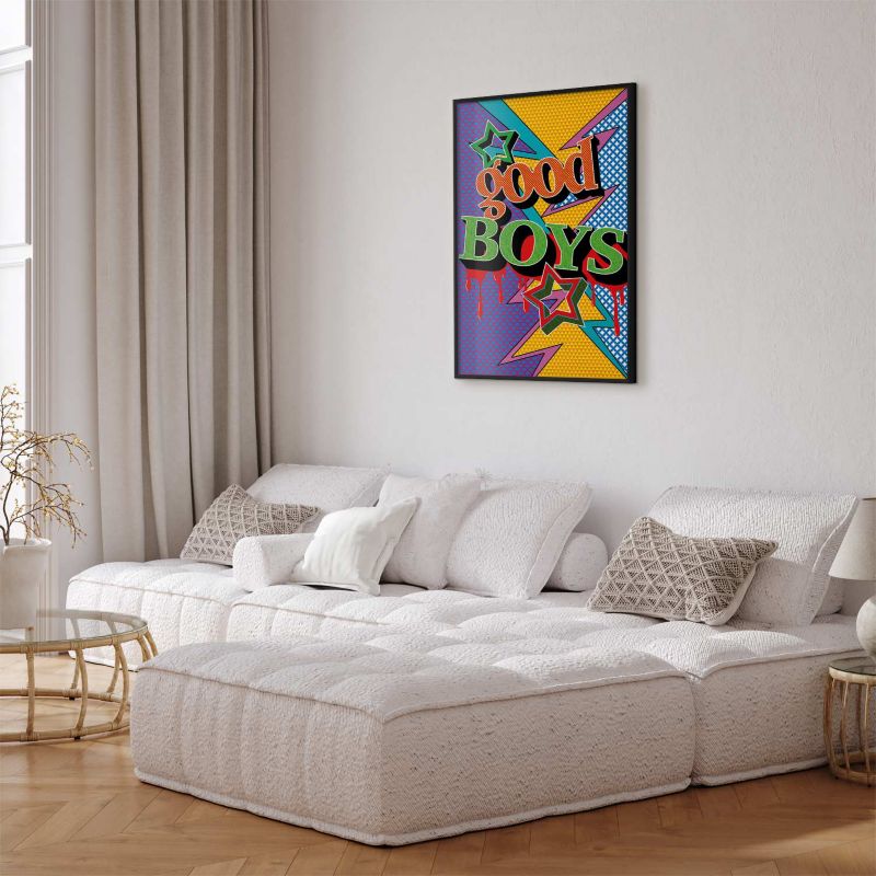 Plakat Artgeist Good Boys 21x30 cm z ramą czarną 1 szt