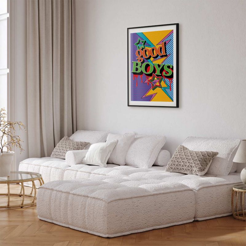 Plakat Artgeist Good Boys 40x60 cm z ramą czarną 1 szt