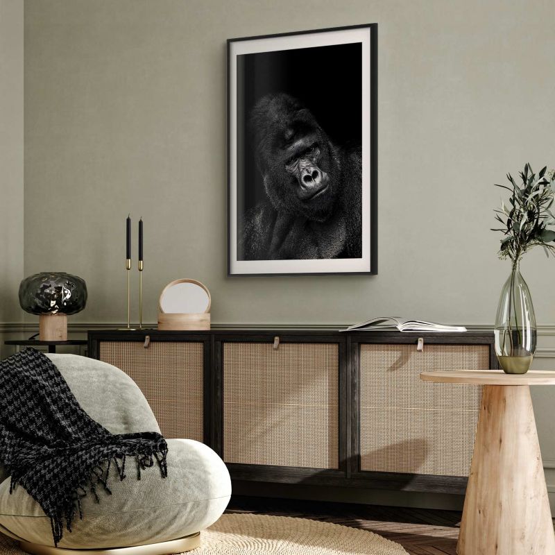 Plakat Artgeist Goryl 29,7x42 cm z ramą czarną 1 szt