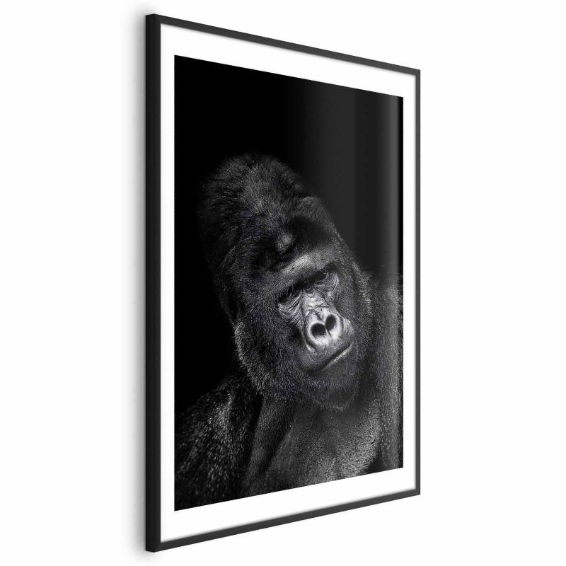 Plakat Artgeist Goryl 40x60 cm z ramą czarną 1 szt