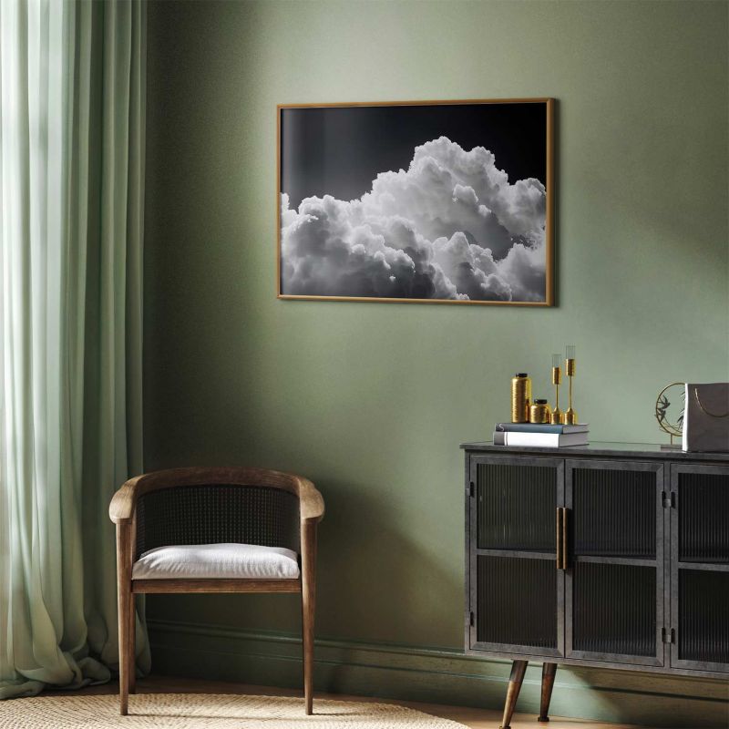 Plakat Artgeist Gra słonecznego światła 42x29,7 cm z ramą złotą 1 szt