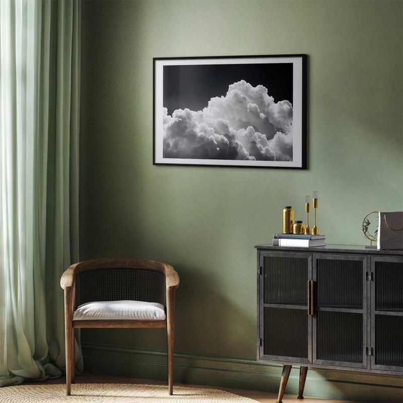 Plakat Artgeist Gra słonecznego światła 90x60 cm z ramą czarną 1 szt