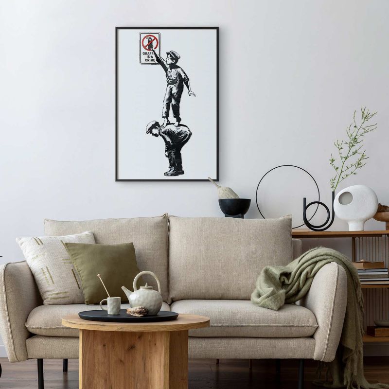 Plakat Artgeist Graffiti 40x60 cm z ramą czarną 1 szt