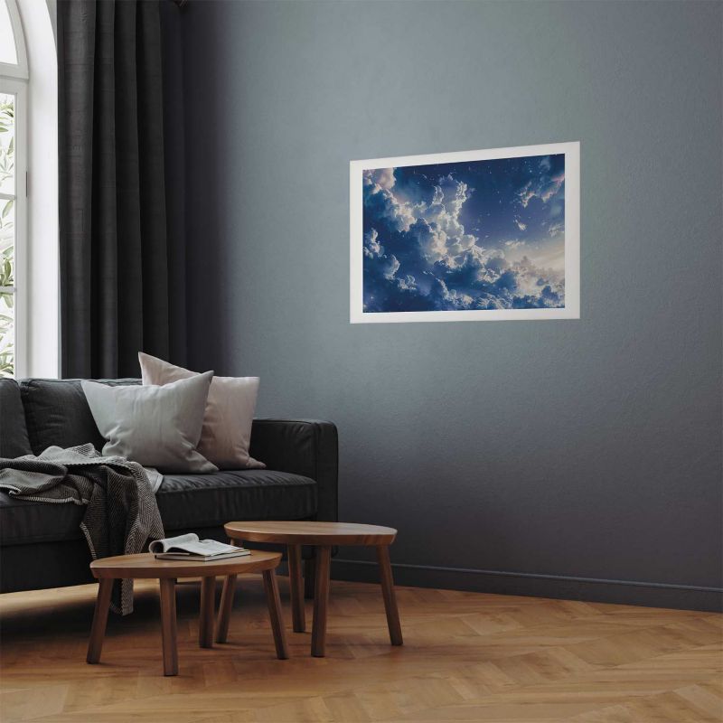 Plakat Artgeist Gwiezdne chmury 90x60 cm bez ramy 1 szt
