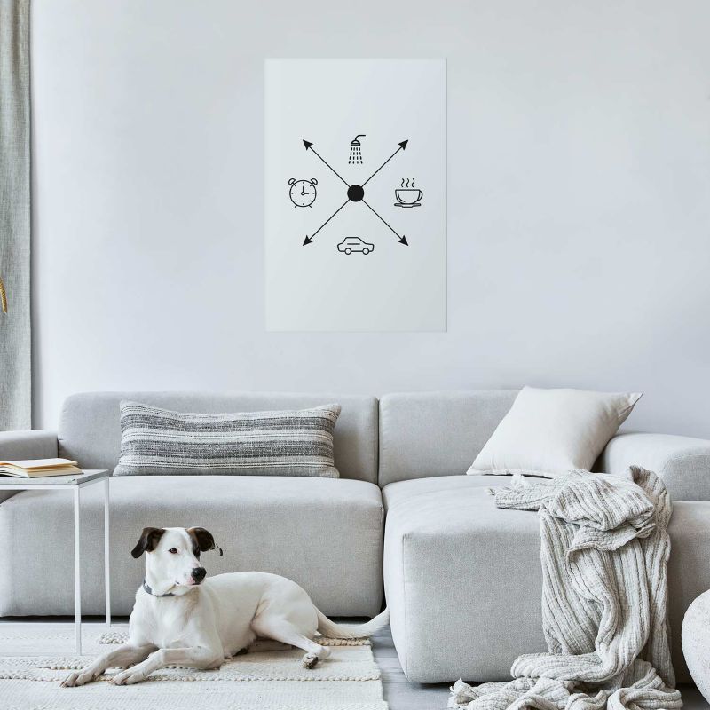 Plakat Artgeist Harmonogram dnia 40x60 cm bez ramy 1 szt