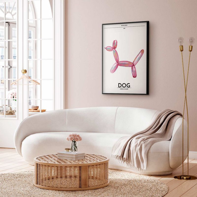 Plakat Artgeist Holo-Dog 40x60 cm z ramą czarną 1 szt