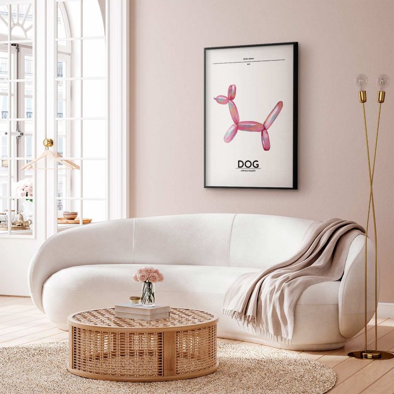Plakat Artgeist Holo-Dog 40x60 cm z ramą czarną 1 szt