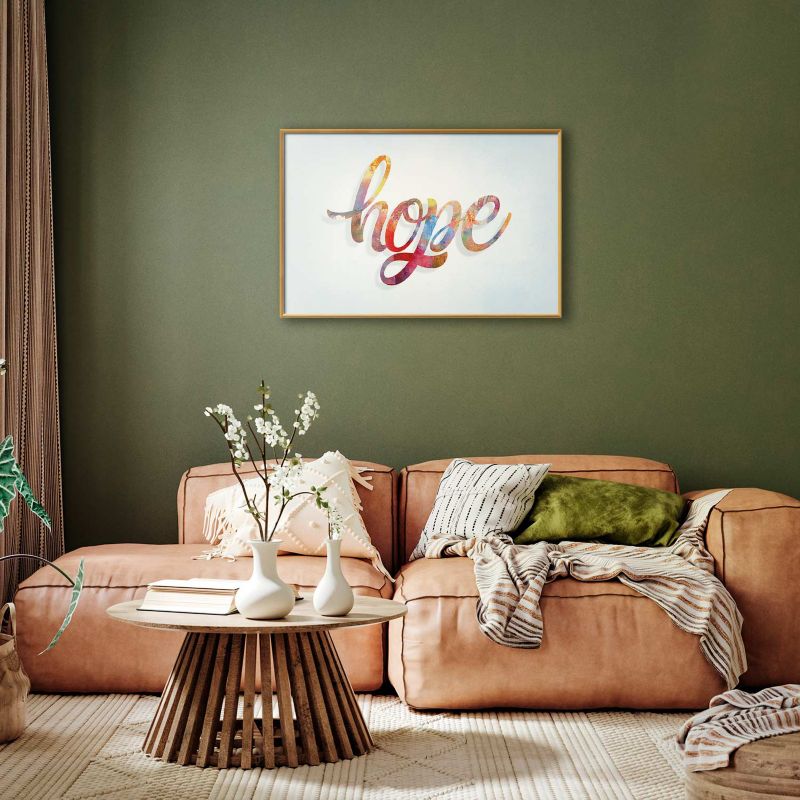 Plakat Artgeist Hope 42x29,7 cm z ramą złotą 1 szt