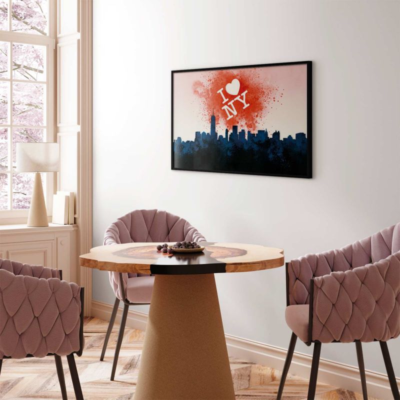 Plakat Artgeist I love NY 60x40 cm z ramą czarną 1 szt