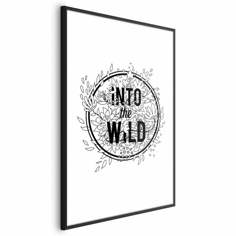 Plakat Artgeist Into the wild 60x90 cm z ramą czarną 1 szt