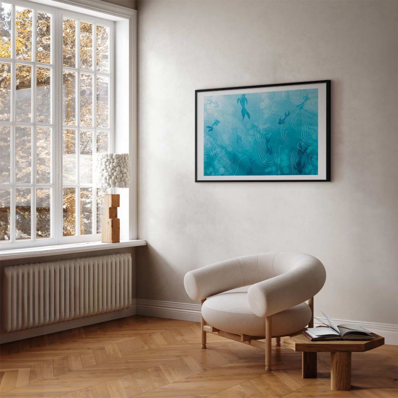 Plakat Artgeist Japoński staw 30x21 cm z ramą czarną 1 szt