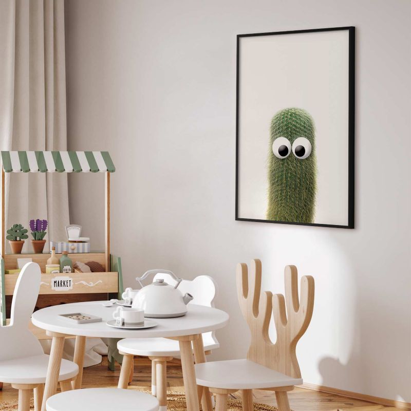Plakat Artgeist Kłujący przyjaciel 21x30 cm z ramą czarną 1 szt