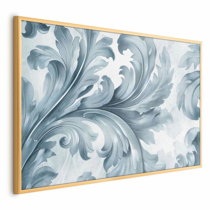Plakat Artgeist Kamienny ornament 90x60 cm z ramą złotą 1 szt
