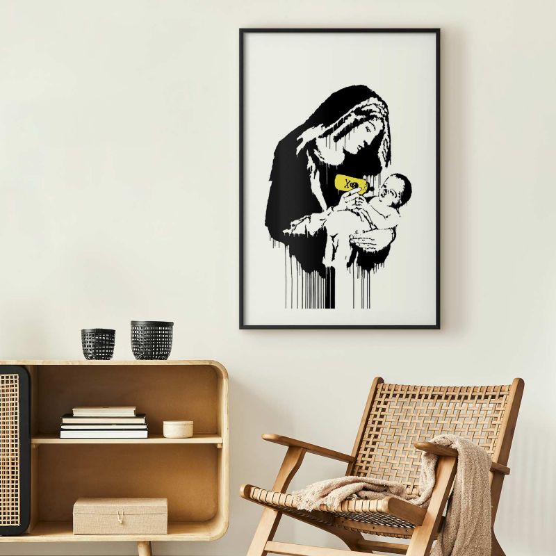 Plakat Artgeist Karmiąca matka 21x30 cm z ramą czarną 1 szt