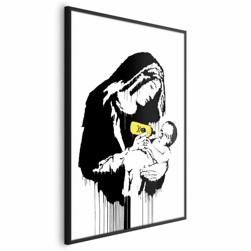 Plakat Artgeist Karmiąca matka 40x60 cm z ramą czarną 1 szt