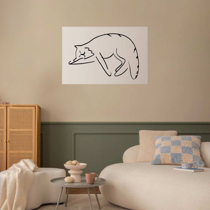Plakat Artgeist Kocie sny 60x40 cm bez ramy 1 szt