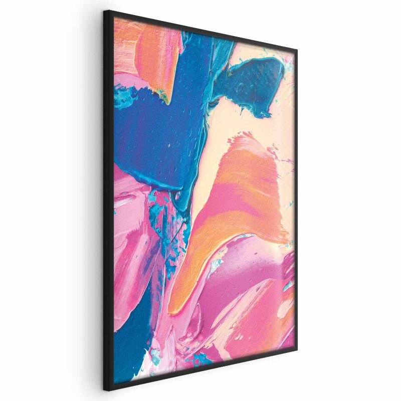 Plakat Artgeist Kolorowa Ekspresja 29,7x42 cm z ramą czarną 1 szt