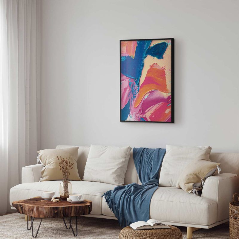 Plakat Artgeist Kolorowa Ekspresja 29,7x42 cm z ramą czarną 1 szt