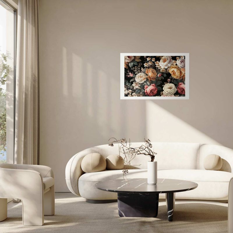 Plakat Artgeist Kolorowe kwiaty 90x60 cm bez ramy 1 szt
