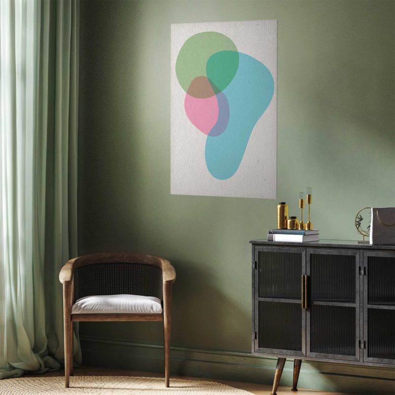 Plakat Artgeist Kolorowe plamy 29,7x42 cm bez ramy 1 szt