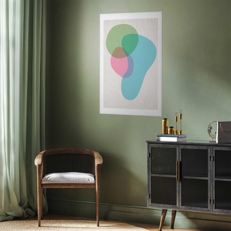 Plakat Artgeist Kolorowe plamy 40x60 cm bez ramy 1 szt
