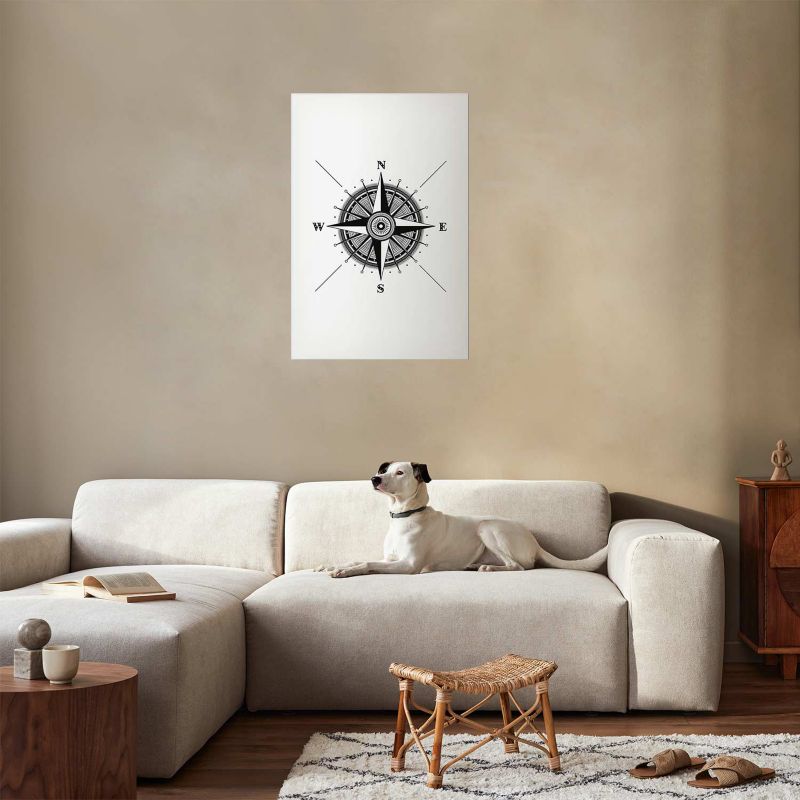 Plakat Artgeist Kompas 60x90 cm bez ramy 1 szt