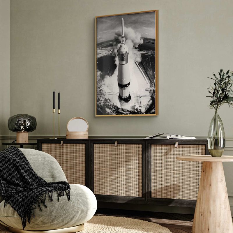 Plakat Artgeist Kosmiczna prędkość 60x90 cm z ramą złotą 1 szt