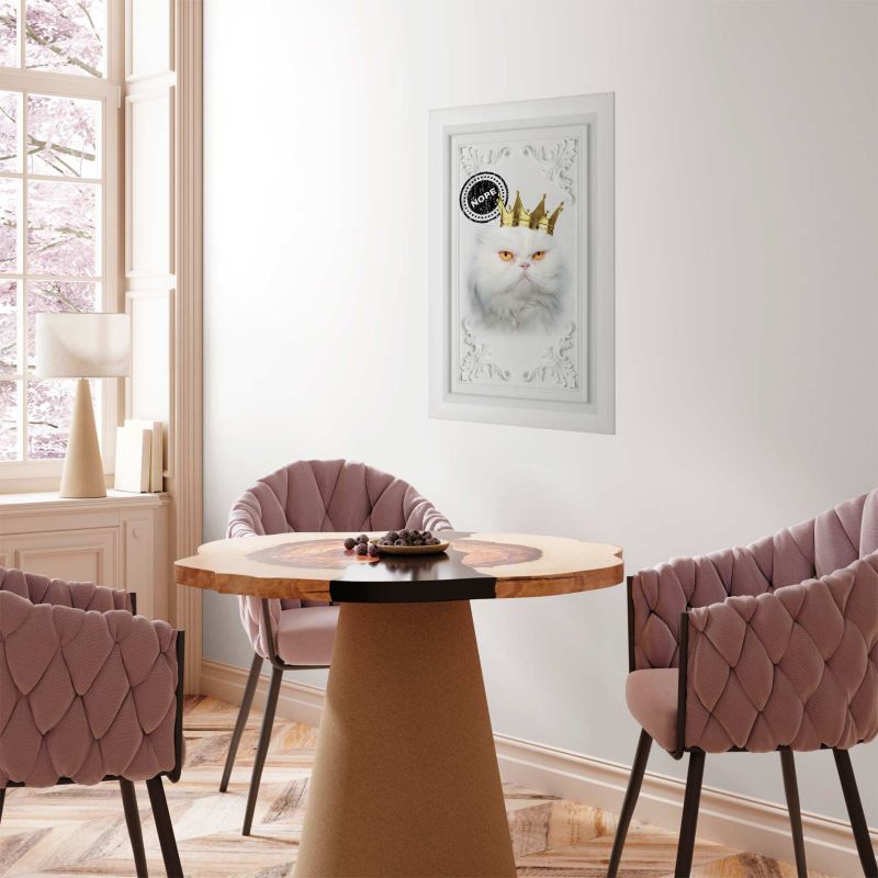 Plakat Artgeist Król kot 60x90 cm bez ramy 1 szt