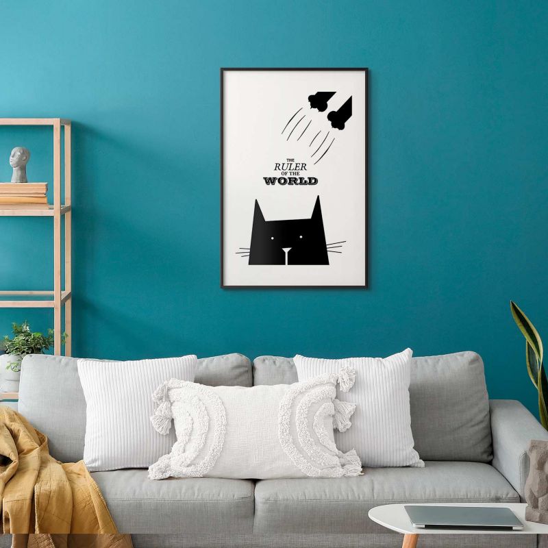 Plakat Artgeist Król świata 21x30 cm z ramą czarną 1 szt