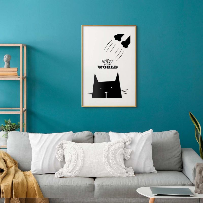 Plakat Artgeist Król świata 29,7x42 cm z ramą złotą 1 szt