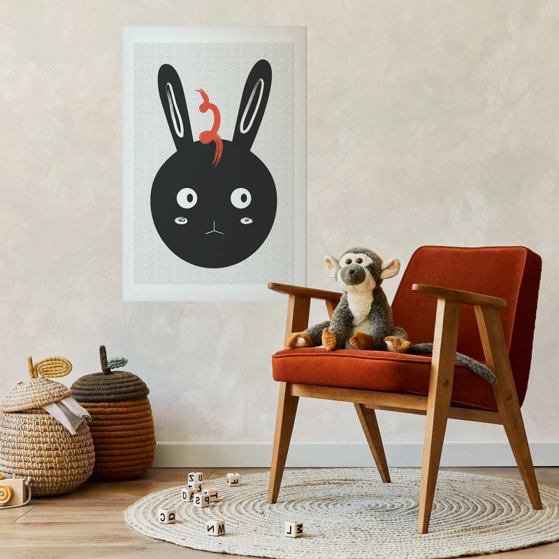 Plakat Artgeist Królik widzi wszystko 40x60 cm bez ramy 1 szt