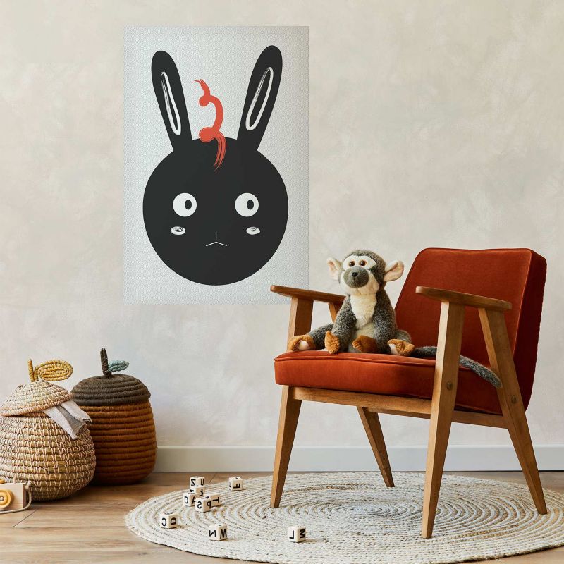 Plakat Artgeist Królik widzi wszystko 60x90 cm bez ramy 1 szt