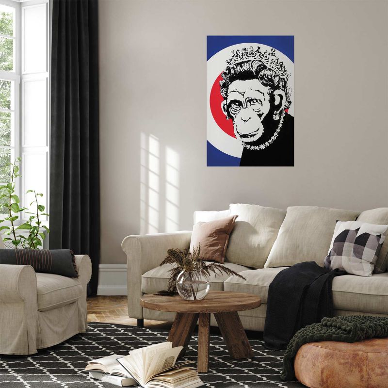 Plakat Artgeist Królowa małp 21x30 cm bez ramy 1 szt