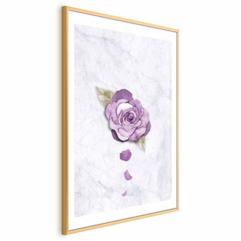 Plakat Artgeist Kres wiosny 21x30 cm z ramą złotą 1 szt