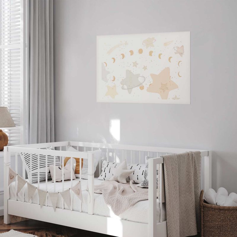 Plakat Artgeist Księżyc i gwiazdy 90x60 cm bez ramy 1 szt