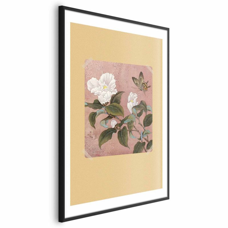 Plakat Artgeist Kwiat azalii 40x60 cm z ramą czarną 1 szt
