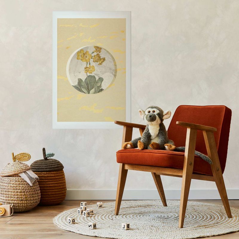 Plakat Artgeist Kwiat w kole 21x30 cm bez ramy 1 szt