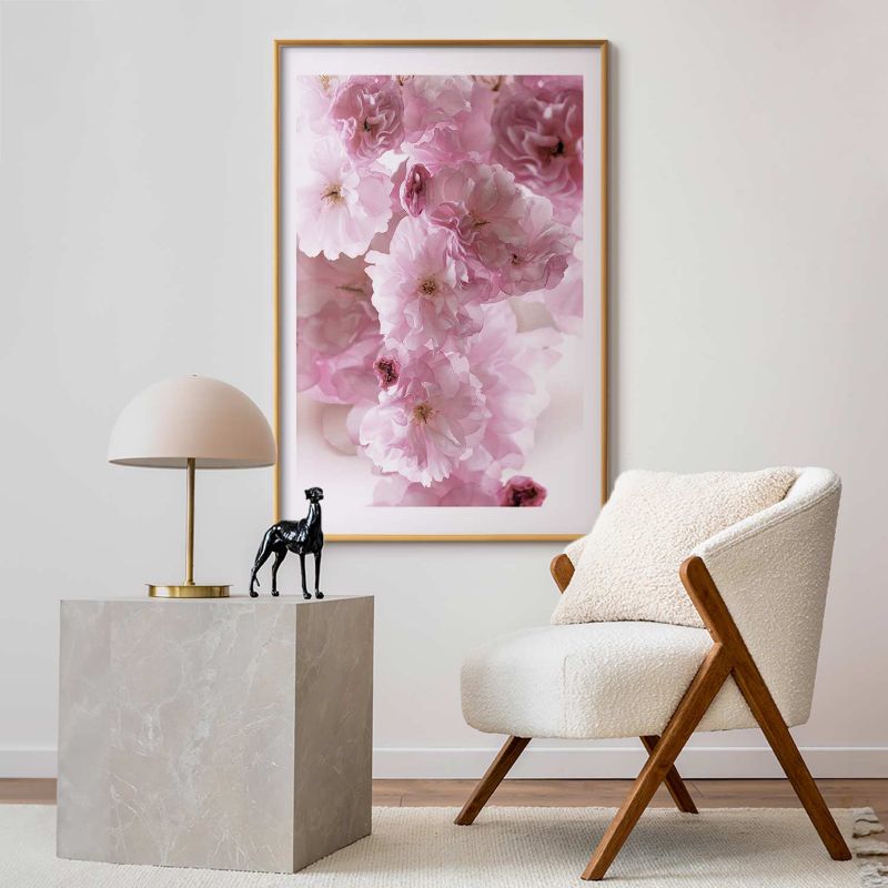 Plakat Artgeist Kwiecista mgła 60x90 cm z ramą złotą 1 szt