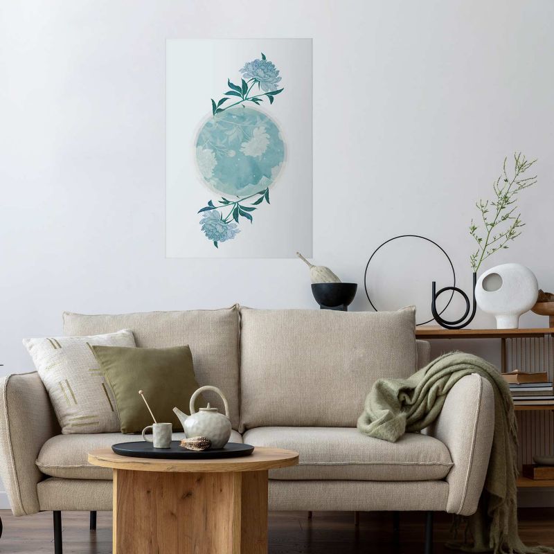 Plakat Artgeist Kwiecista planeta 40x60 cm bez ramy 1 szt