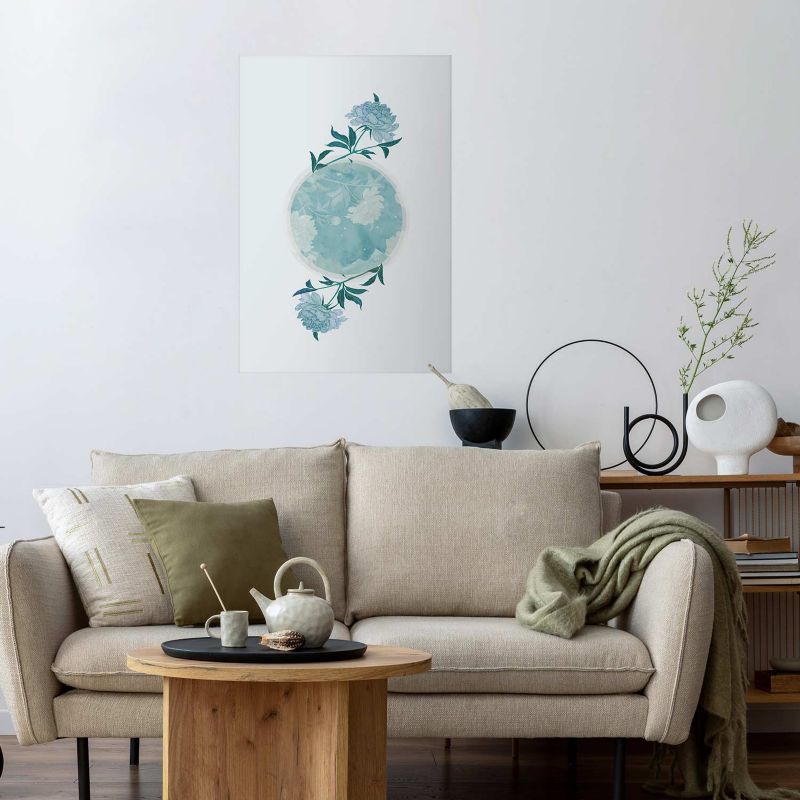 Plakat Artgeist Kwiecista planeta 40x60 cm bez ramy 1 szt