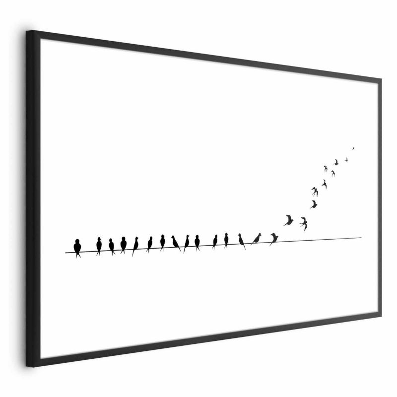Plakat Artgeist Lećmy 42x29,7 cm z ramą czarną 1 szt