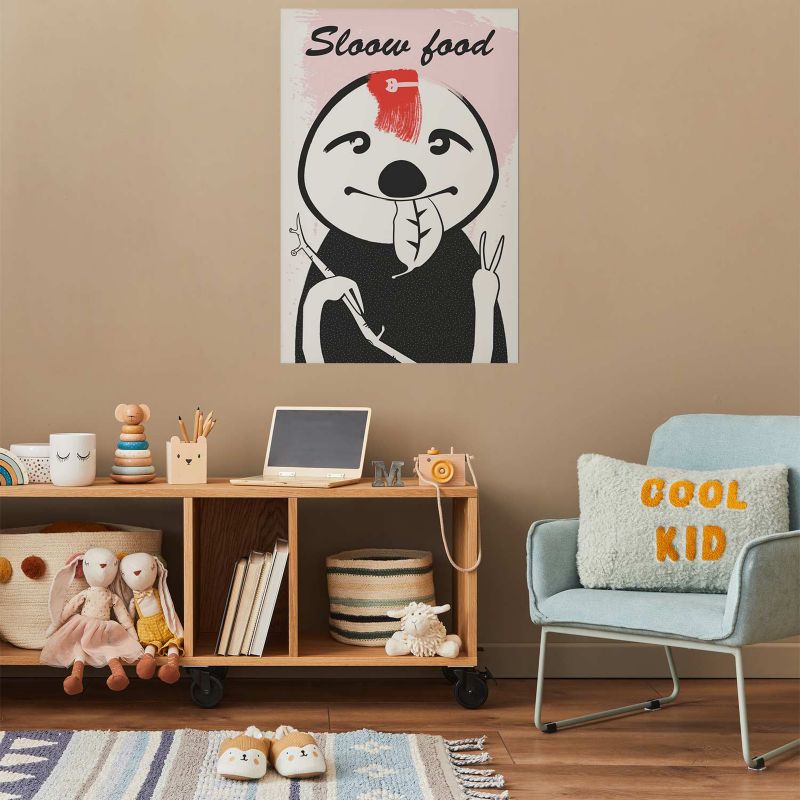 Plakat Artgeist Leniwiec trendsetter 40x60 cm bez ramy 1 szt