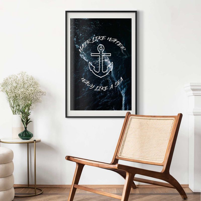 Plakat Artgeist Like Water 29,7x42 cm z ramą czarną 1 szt
