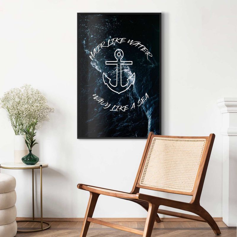 Plakat Artgeist Like Water 60x90 cm z ramą czarną 1 szt