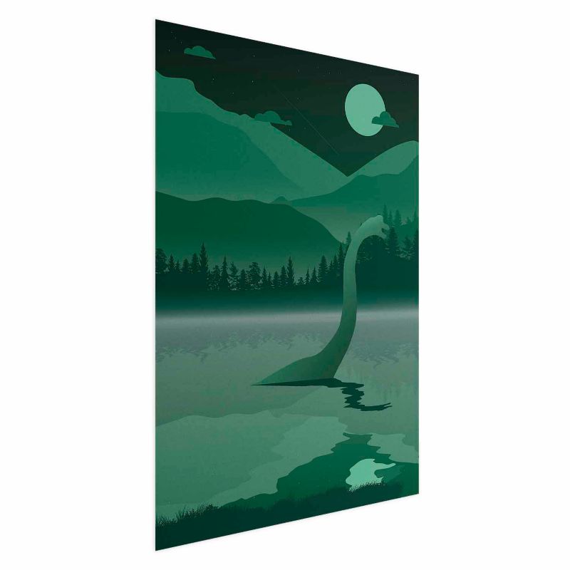 Plakat Artgeist Loch Ness 21x30 cm bez ramy 1 szt