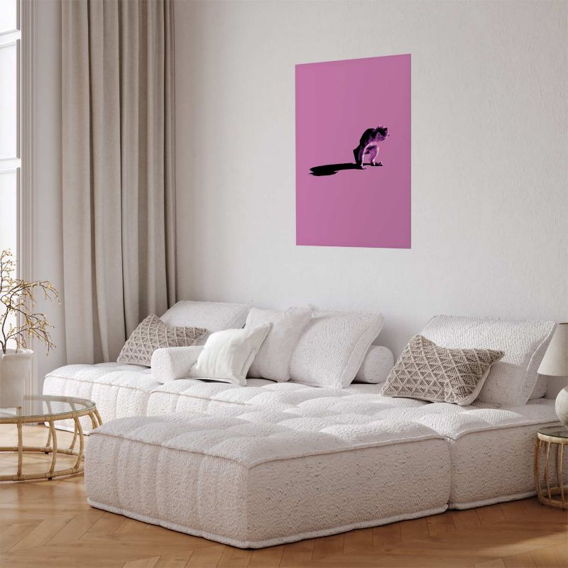 Plakat Artgeist Mała małpka 29,7x42 cm bez ramy 1 szt
