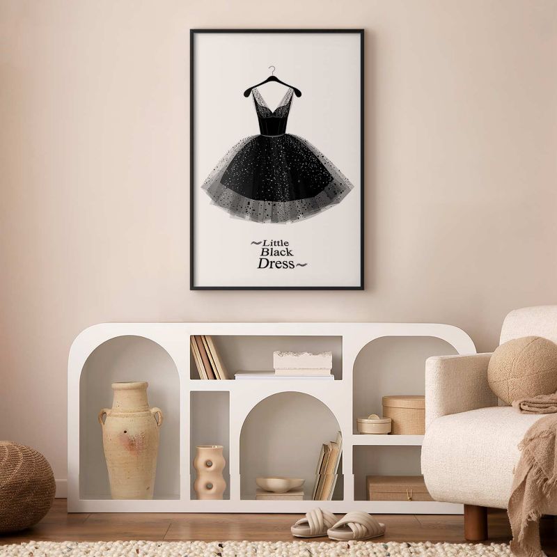 Plakat Artgeist Mała sukienka 29,7x42 cm z ramą czarną 1 szt