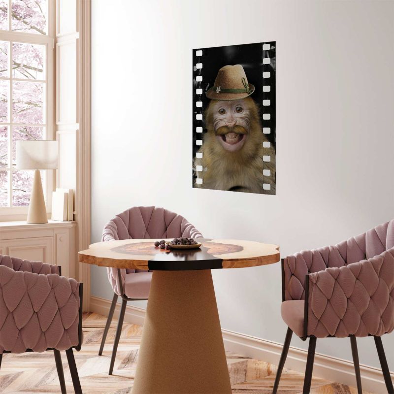 Plakat Artgeist Małpa w kapeluszu 40x60 cm bez ramy 1 szt