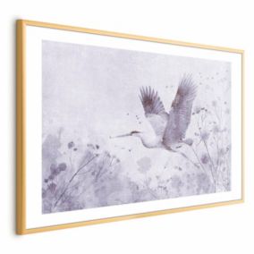 Plakat Artgeist Majestatyczny lot 90x60 cm z ramą złotą 1 szt